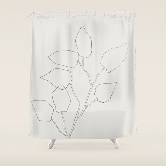 Floral Study no. 5 Shower Curtain Gallery Image 1