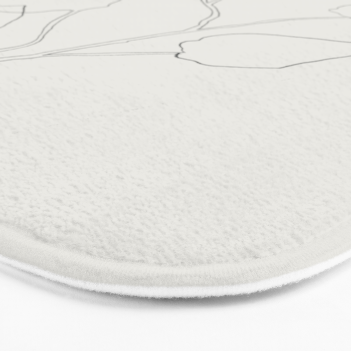 Floral Study no. 5 Bath Mat Gallery Image 3