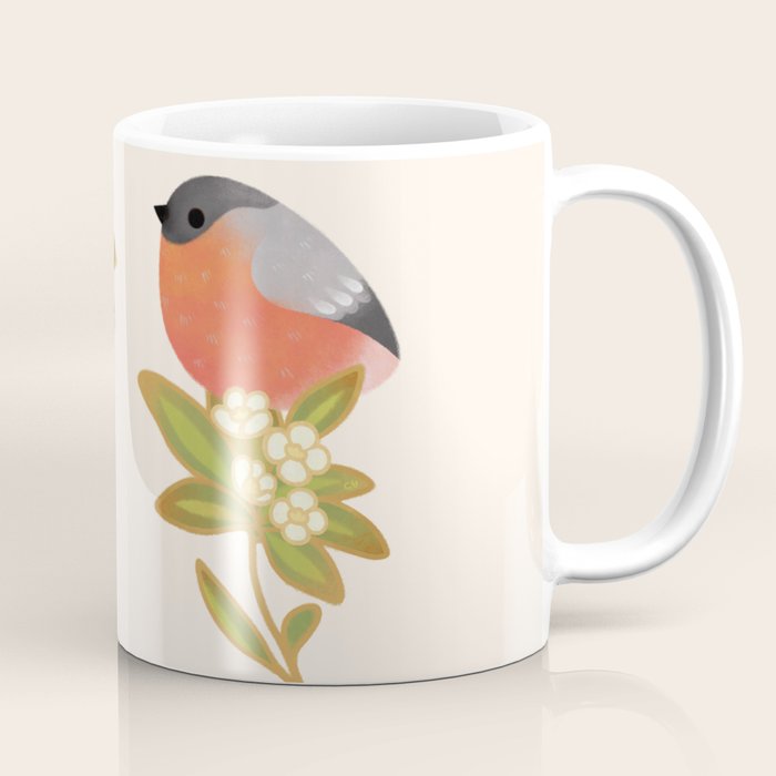 Eurasian bullfinch 2 Coffee Mug Gallery Image 1