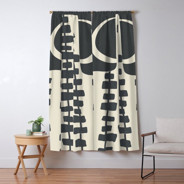 Tribal Pot 7 Window Curtain Gallery Image 5