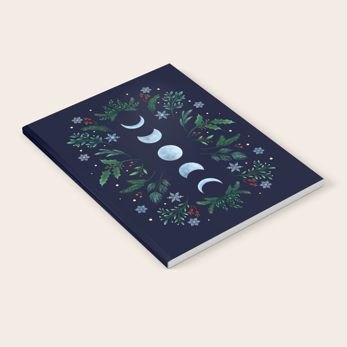 Moonlight Garden - Festive Green Notebook Gallery Image 1