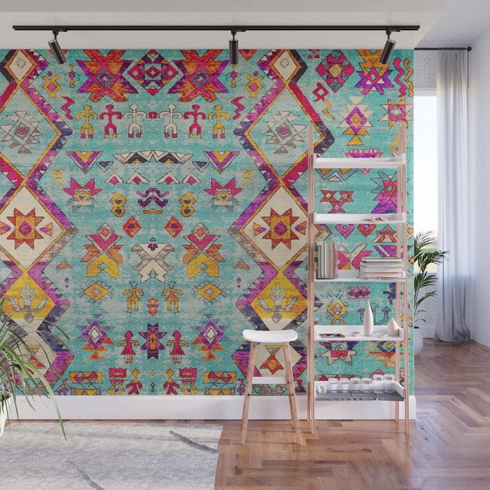 N178 - Antique Oriental Traditional Berber Bohemian Moroccan Style  Wall Mural Gallery Image 1