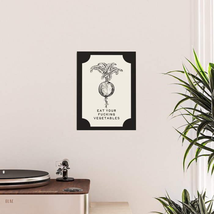 Eat Your Fucking Vegetables Poster Gallery Image 2