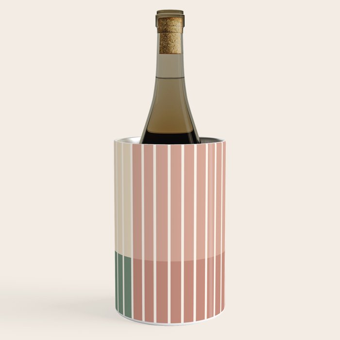 Color Block Line Abstract XXIII Wine Chiller Gallery Image 1