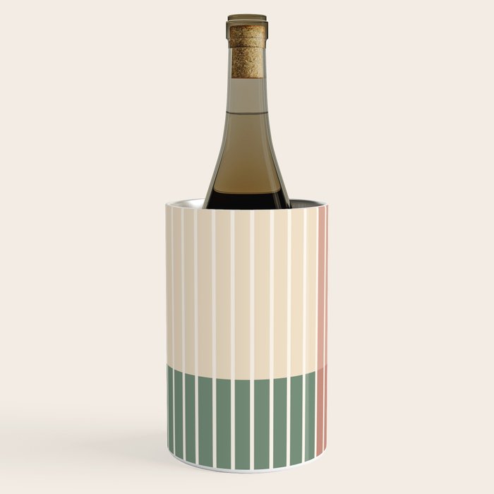 Color Block Line Abstract XXIII Wine Chiller Gallery Image 2