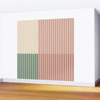 Color Block Line Abstract XXIII Wall Mural Gallery Image 2