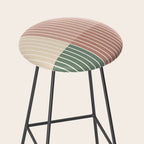 Color Block Line Abstract XXIII Stool Gallery Image 2
