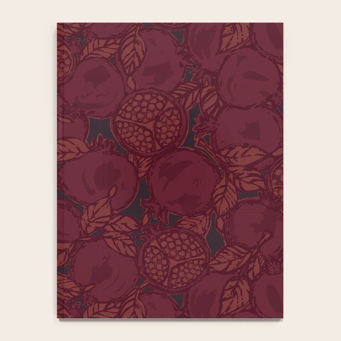 Red Pomegranates Notebook Gallery Image 4
