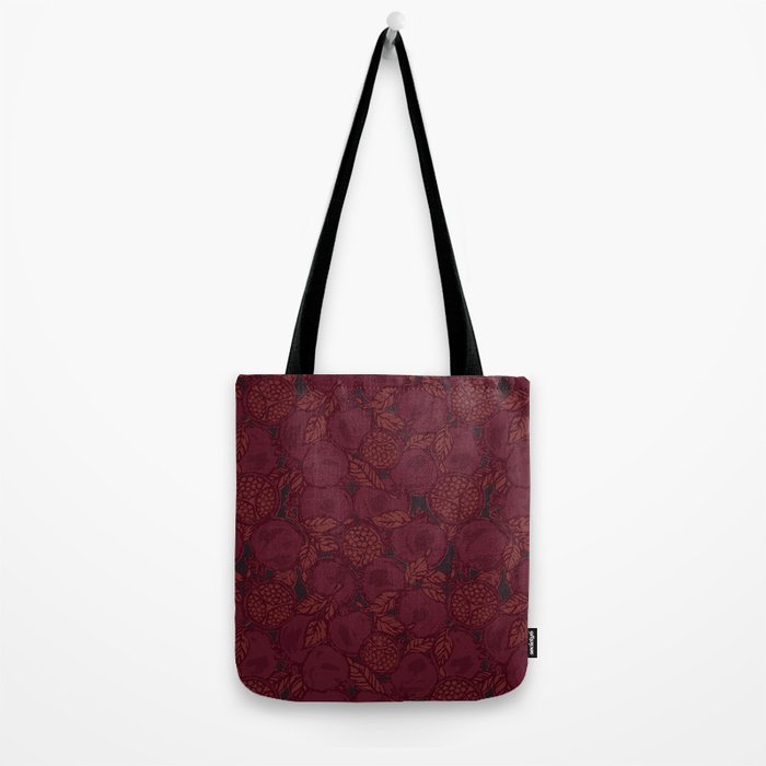 Red Pomegranates Tote Bag Gallery Image 2