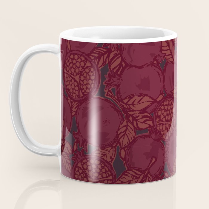 Red Pomegranates Coffee Mug Gallery Image 3