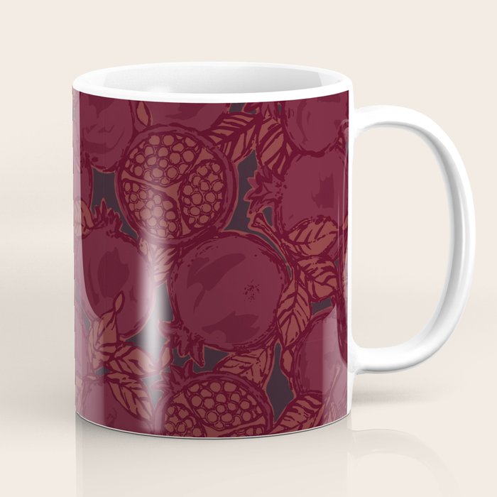 Red Pomegranates Coffee Mug Gallery Image 1