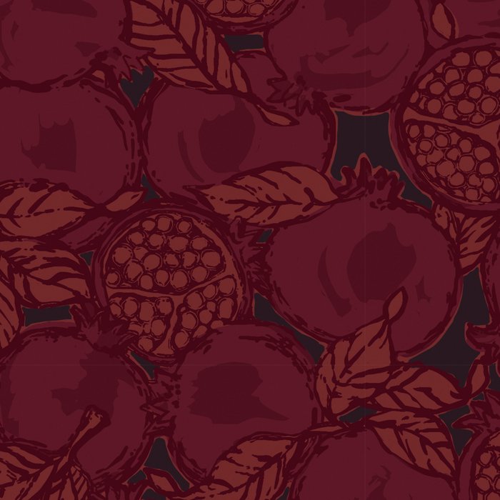 Red Pomegranates Coffee Mug Gallery Image 2