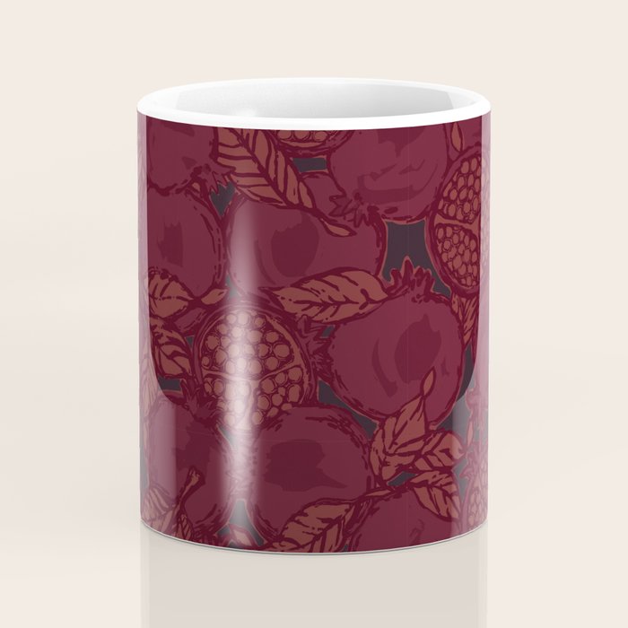 Red Pomegranates Coffee Mug Gallery Image 4
