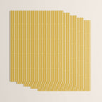Minimalist Geometric Mustard Yellow Geo Box Striped Pattern Wrapping Paper Gallery Image 3