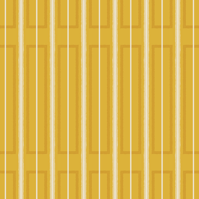 Minimalist Geometric Mustard Yellow Geo Box Striped Pattern Coffee Mug Gallery Image 2