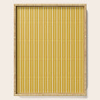Minimalist Geometric Mustard Yellow Geo Box Striped Pattern Serving Tray Gallery Image 1
