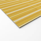 Minimalist Geometric Mustard Yellow Geo Box Striped Pattern Welcome Mat Gallery Image 2