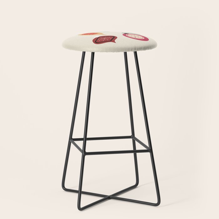 Retro Christmas Baubles Stool Gallery Image 1