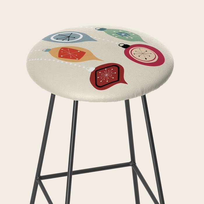 Retro Christmas Baubles Stool Gallery Image 2