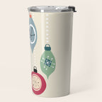 Retro Christmas Baubles Travel Mug Gallery Image 2