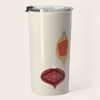 Retro Christmas Baubles Travel Mug Gallery Image 3