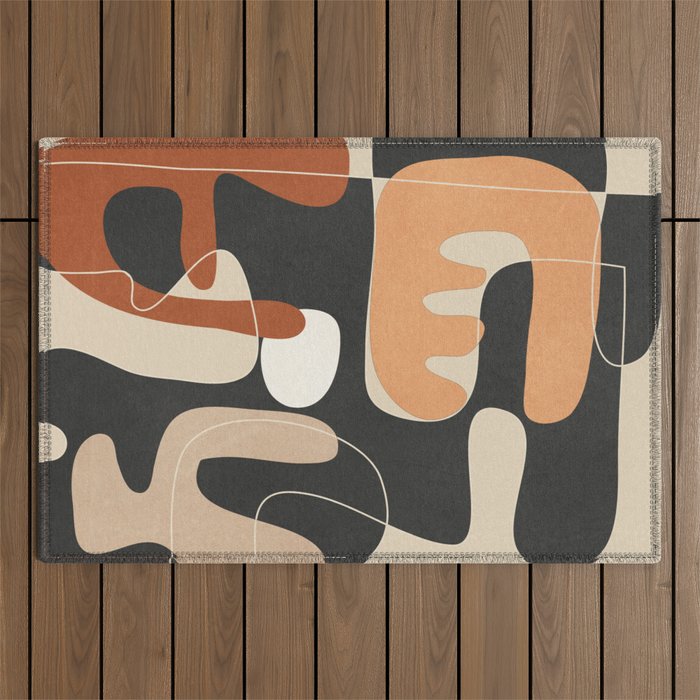 Organic Rhythms 8 Outdoor Rug Gallery Image 1