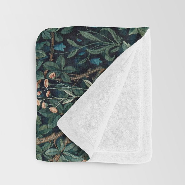 John Henry Dearle "Greenery" 1. Throw Blanket Gallery Image 3