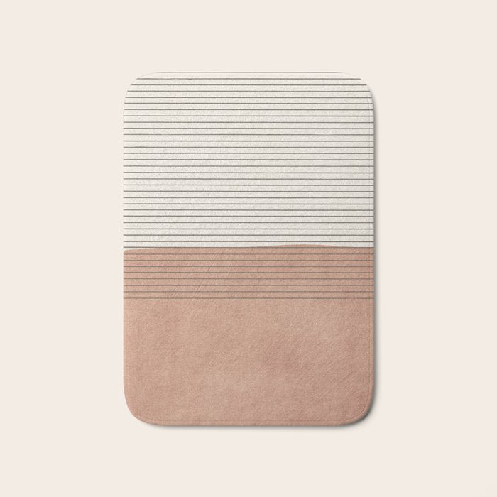 Light Terra Modern Minimalism Bath Mat Gallery Image 1