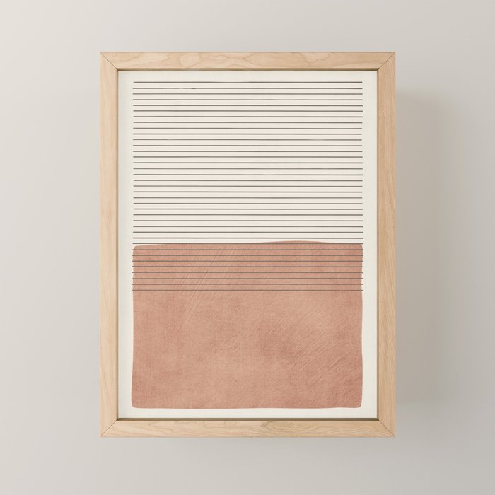 Light Terra Modern Minimalism Mini Art Print Gallery Image 1