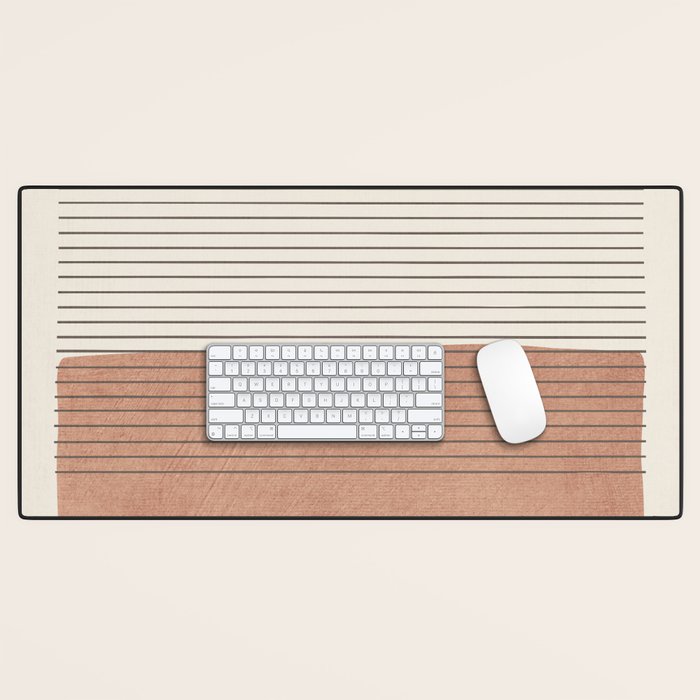 Light Terra Modern Minimalism Desk Mat Gallery Image 1