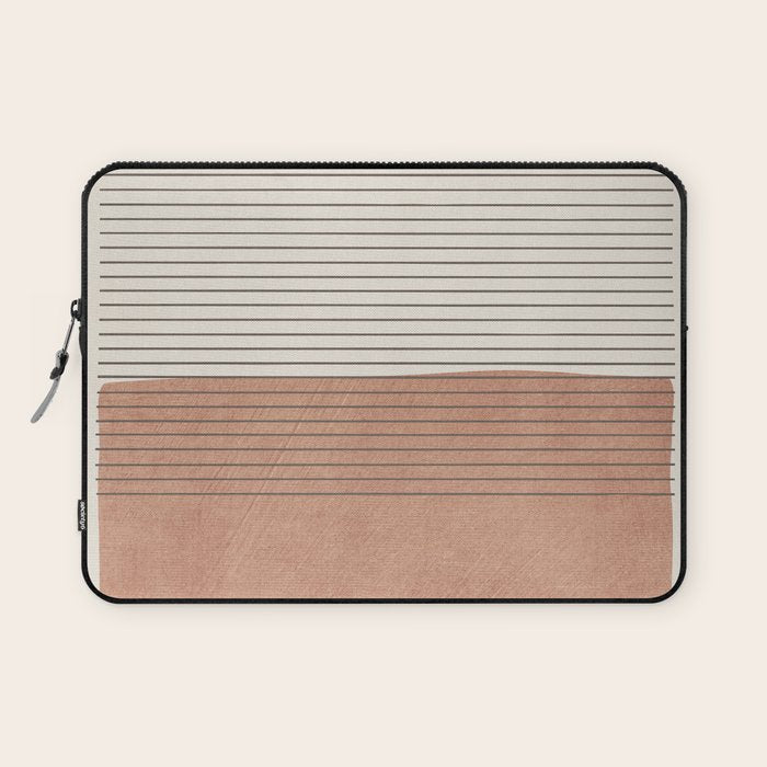 Light Terra Modern Minimalism Laptop Sleeve Gallery Image 1