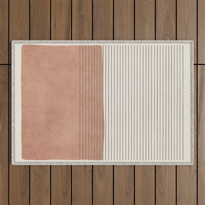 Light Terra Modern Minimalism Outdoor Rug Gallery Image 1