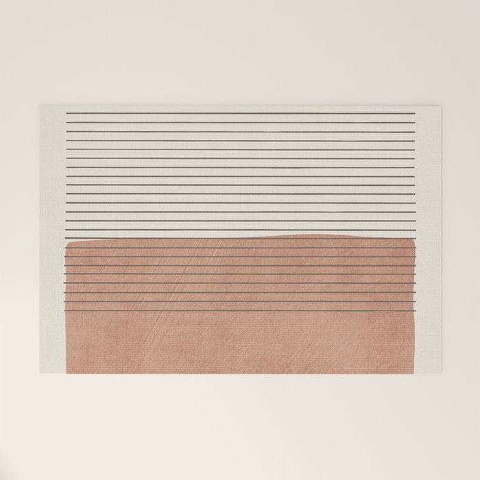 Light Terra Modern Minimalism Welcome Mat Gallery Image 1