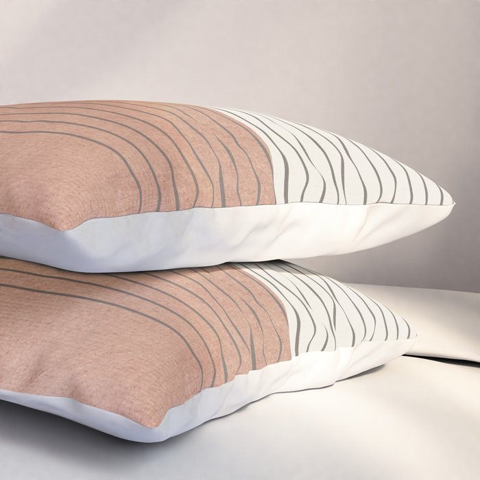 Light Terra Modern Minimalism Pillow Sham Gallery Image 3