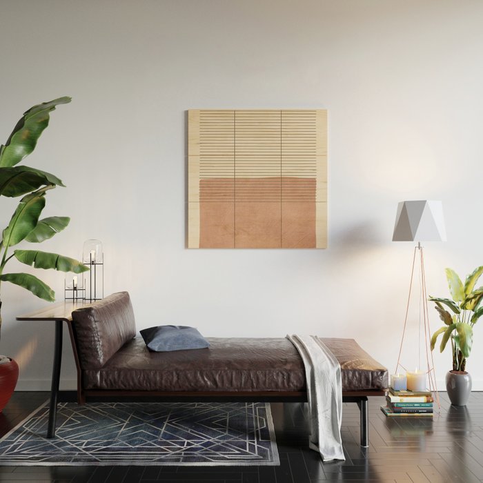 Light Terra Modern Minimalism Wood Wall Art Gallery Image 2