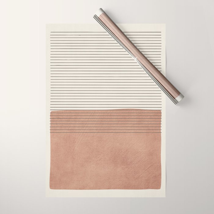 Light Terra Modern Minimalism Wrapping Paper Gallery Image 1