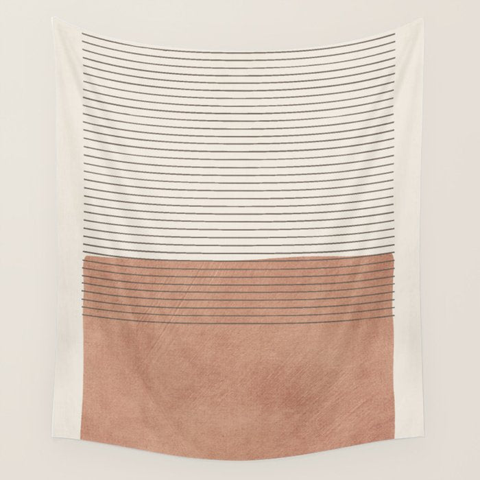 Light Terra Modern Minimalism Wall Tapestry Gallery Image 1