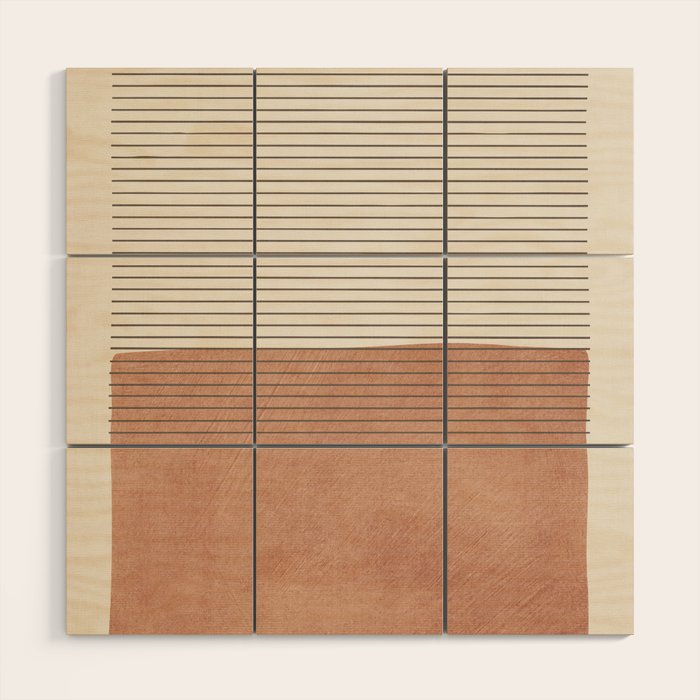 Light Terra Modern Minimalism Wood Wall Art Gallery Image 1