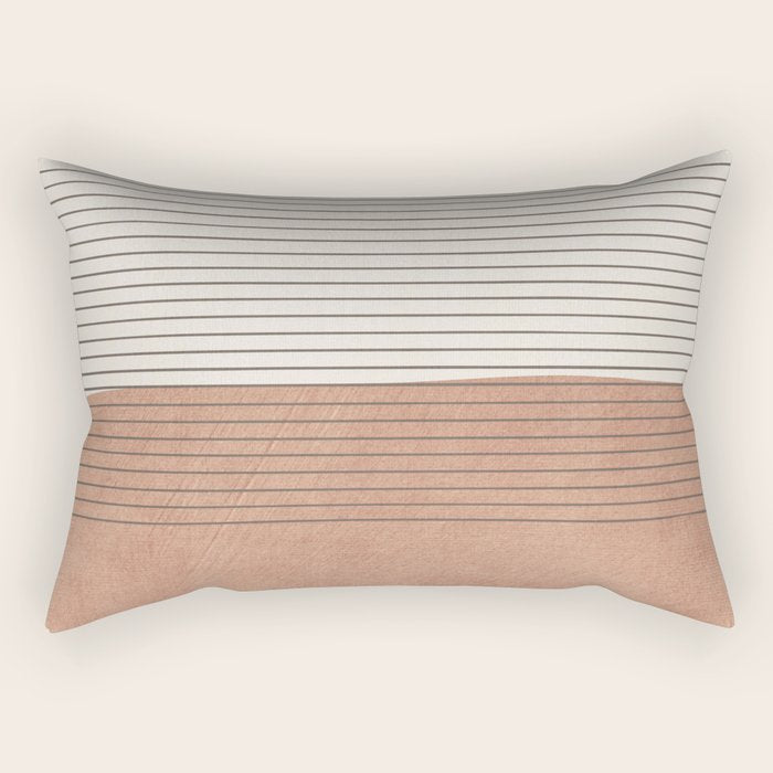Light Terra Modern Minimalism Rectangular Pillow Gallery Image 2
