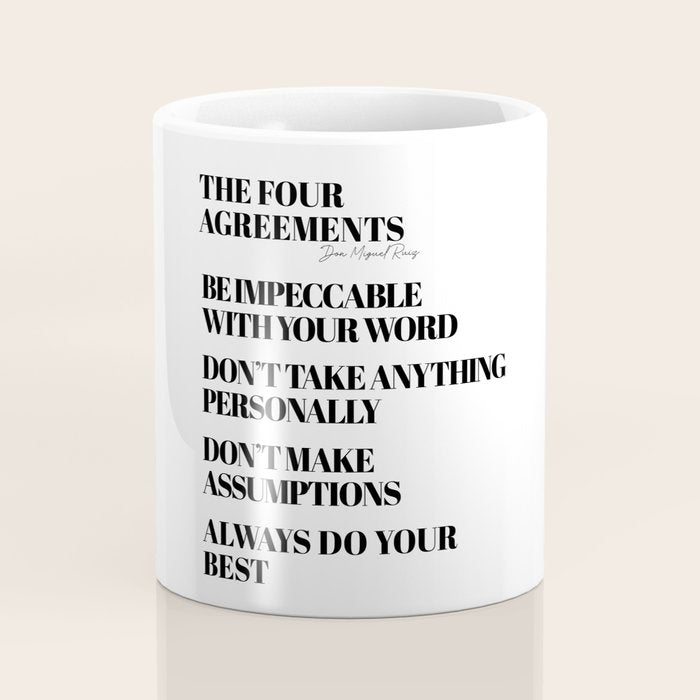 the four agreements Coffee Mug Gallery Image 4