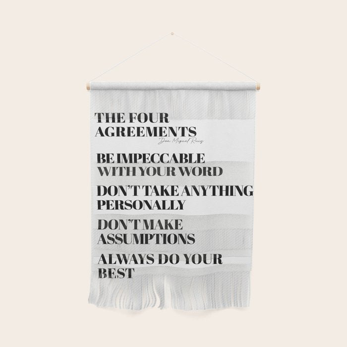 the four agreements Wall Hanging Gallery Image 1