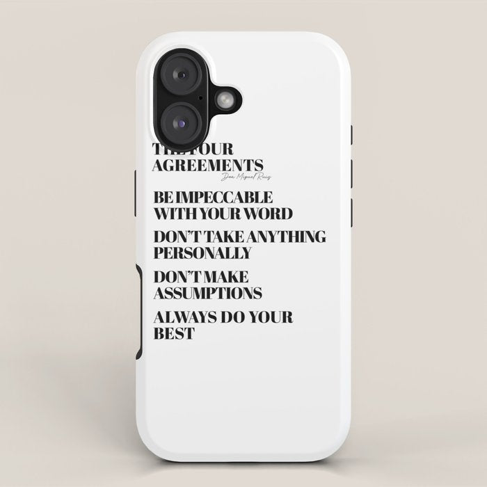 the four agreements iPhone Case Gallery Image 1
