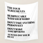 the four agreements Wall Tapestry Gallery Image 4