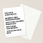 the four agreements Stationery Card Gallery Image 2