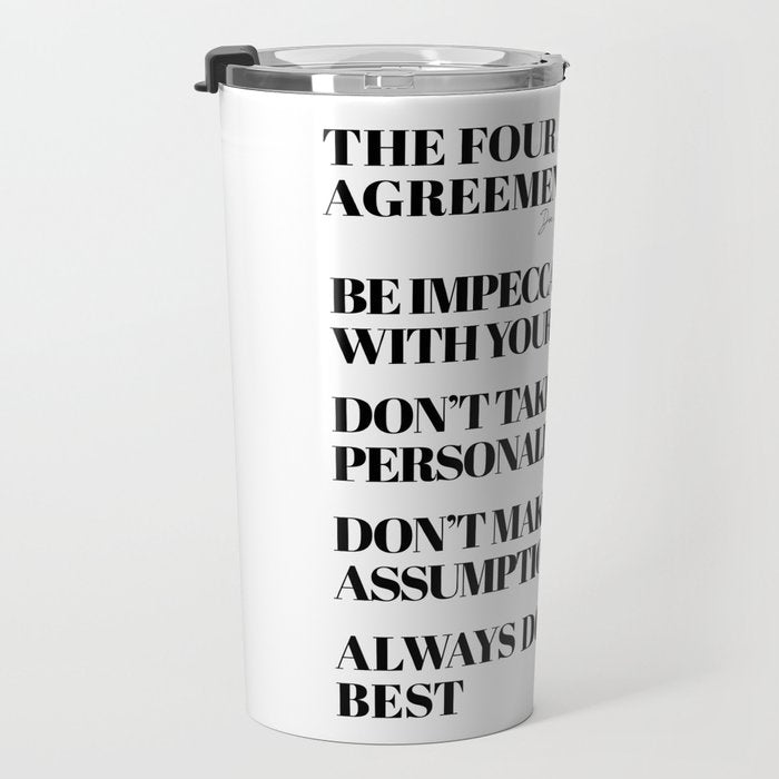 the four agreements Travel Mug Gallery Image 3