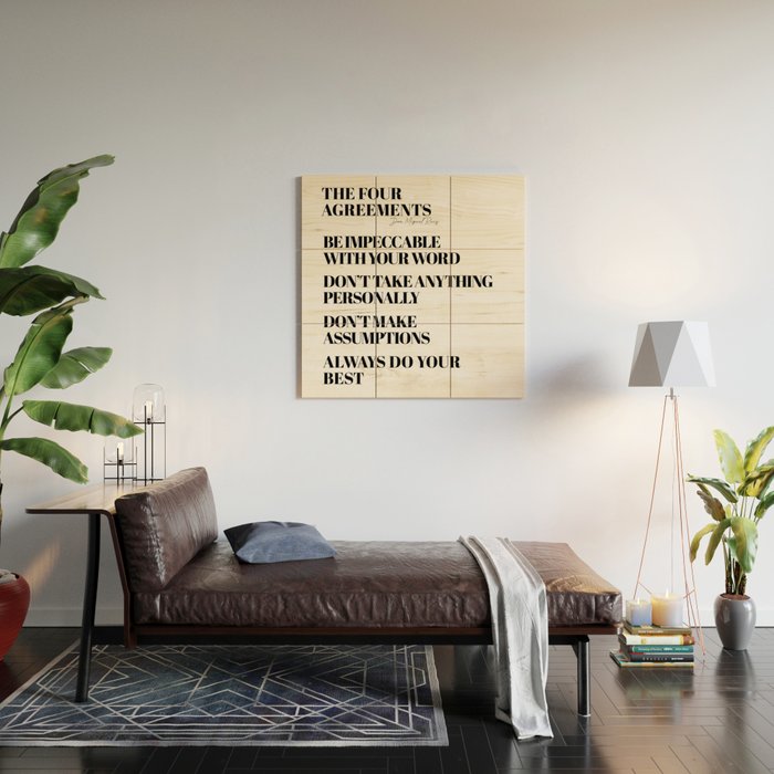 the four agreements Wood Wall Art Gallery Image 2