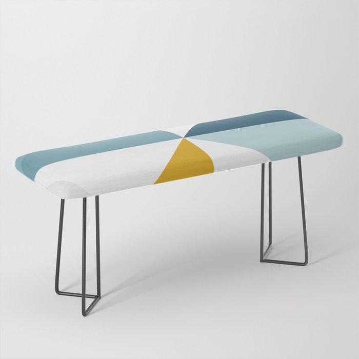 Modern Geometric 18/3 Bench Gallery Image 1