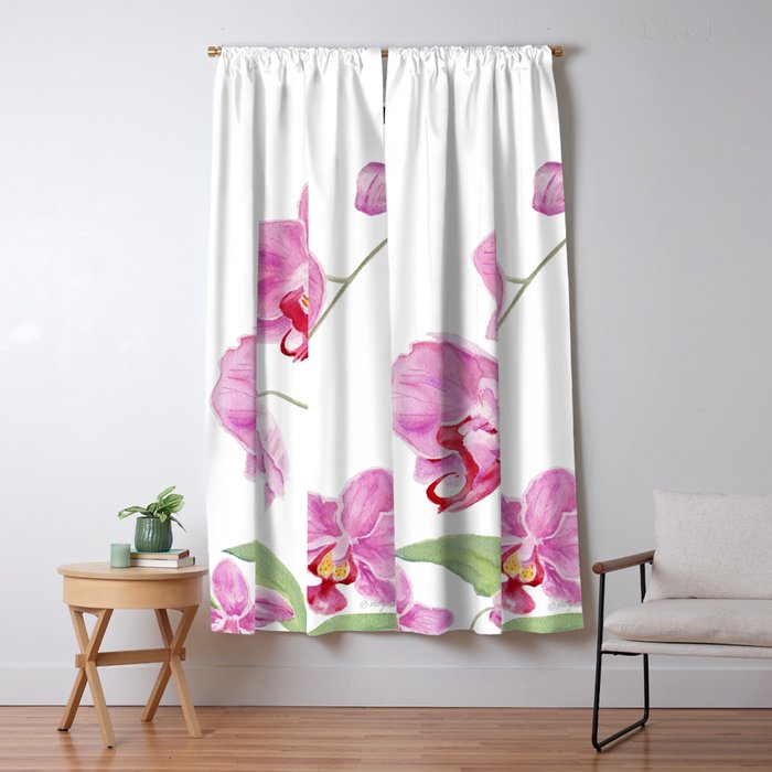 Orchid Window Curtain Gallery Image 1