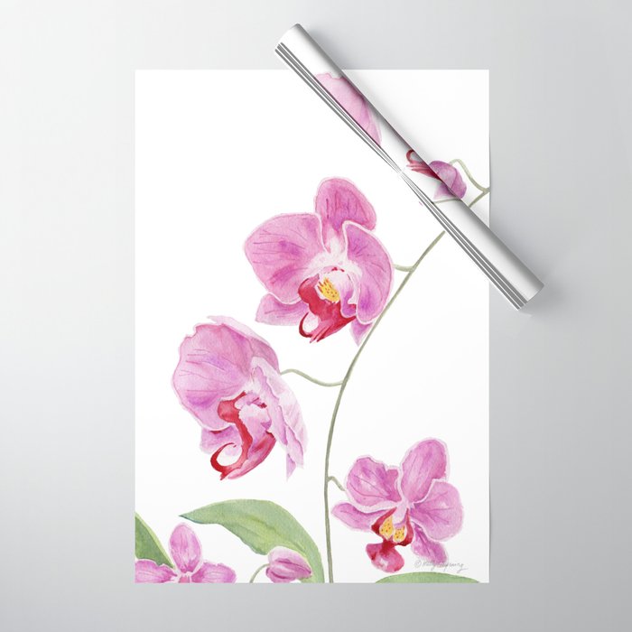 Orchid Wrapping Paper Gallery Image 1