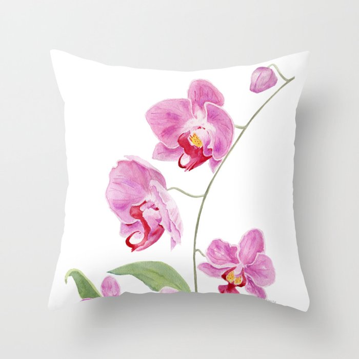 Orchid Throw Pillow Gallery Image 6